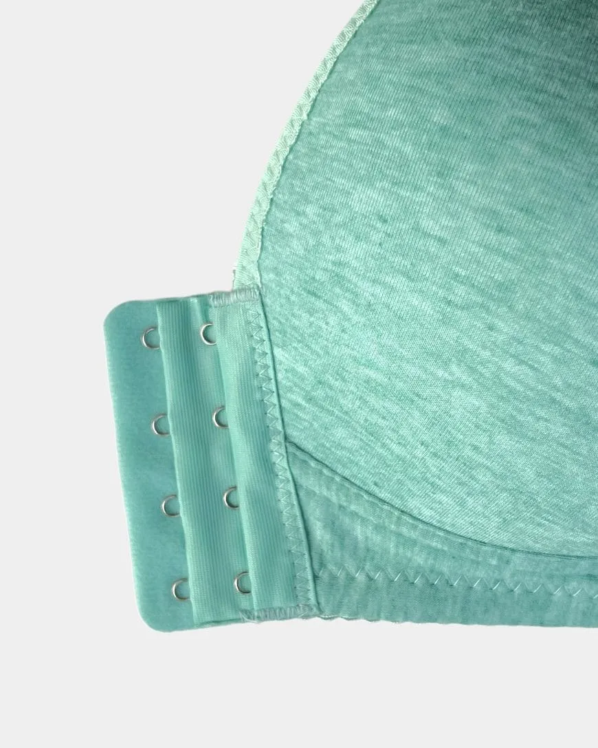 Front Hook Wire Free C Cup Bra - Image 7