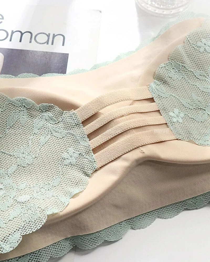 Tube Top Strapless Lace Bra - Image 8
