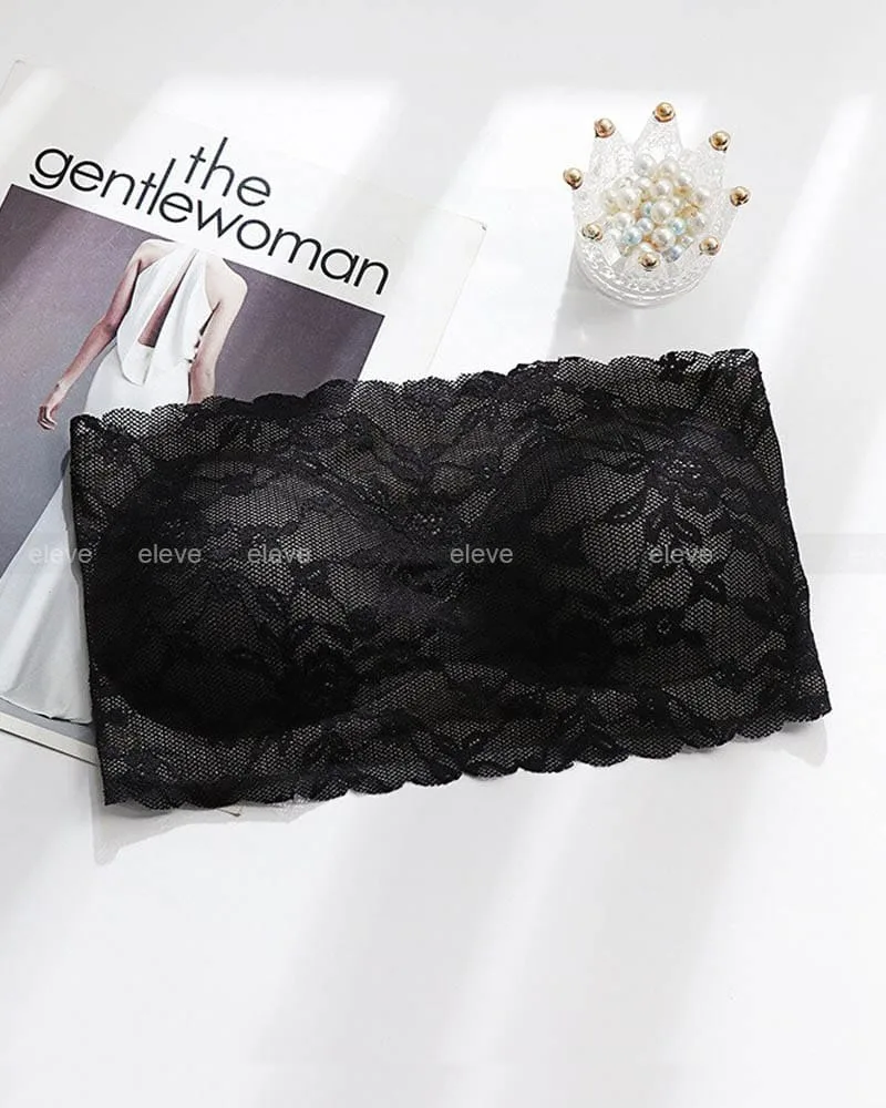Tube Top Strapless Lace Bra - Image 7