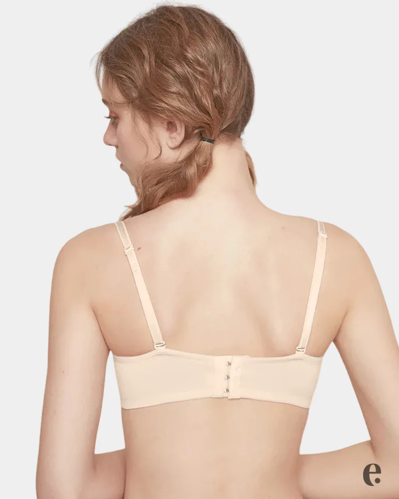 Seamless Half B Cup One-level Push Up Bra - Image 3