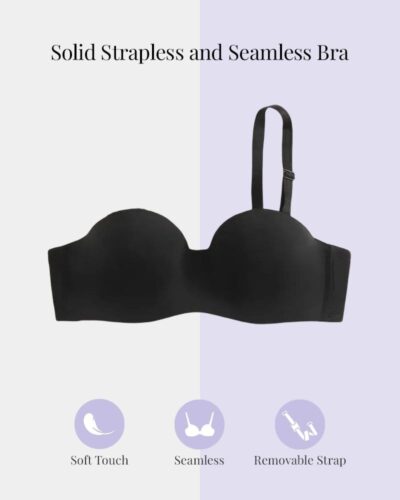 Strapless bra