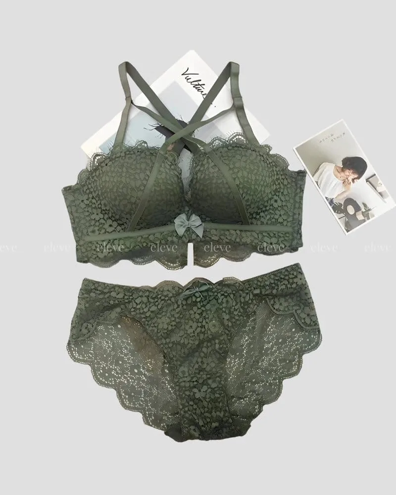 Lace bra set