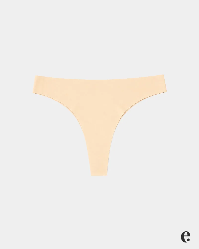 Plain Ice Silk Seamless Thong - Image 6