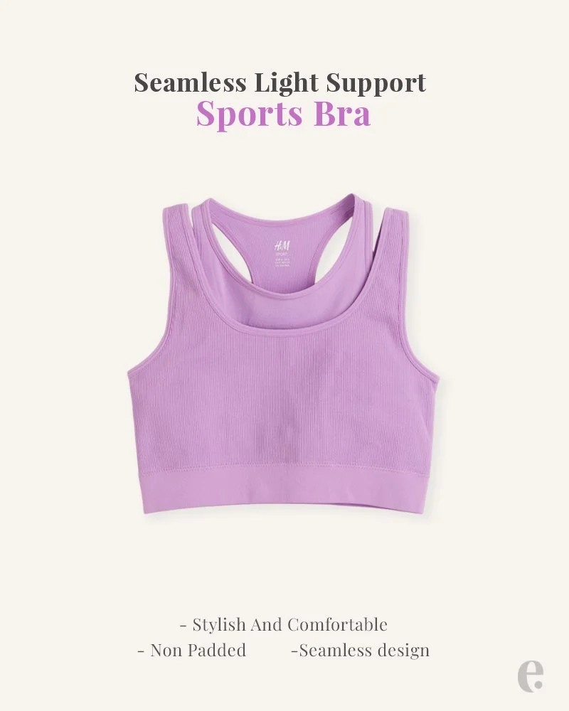 Buy Comfortable Light Support Sports Bra Online in Nepal.
