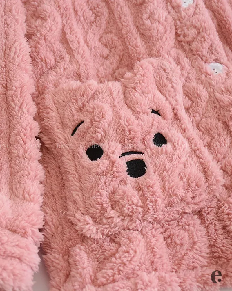 Winter Warm Flannel Pajama Set - Image 4