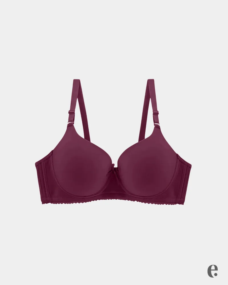 B-cup size Plain Underwire Bra
