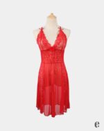 Soft V-Neck Luxe Night Dress Nighty