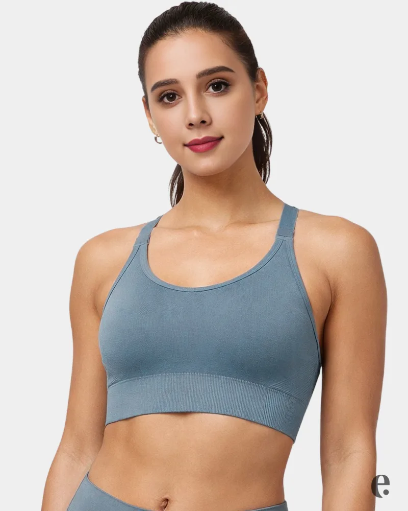Seamless Moisture Wicking Sports Bra