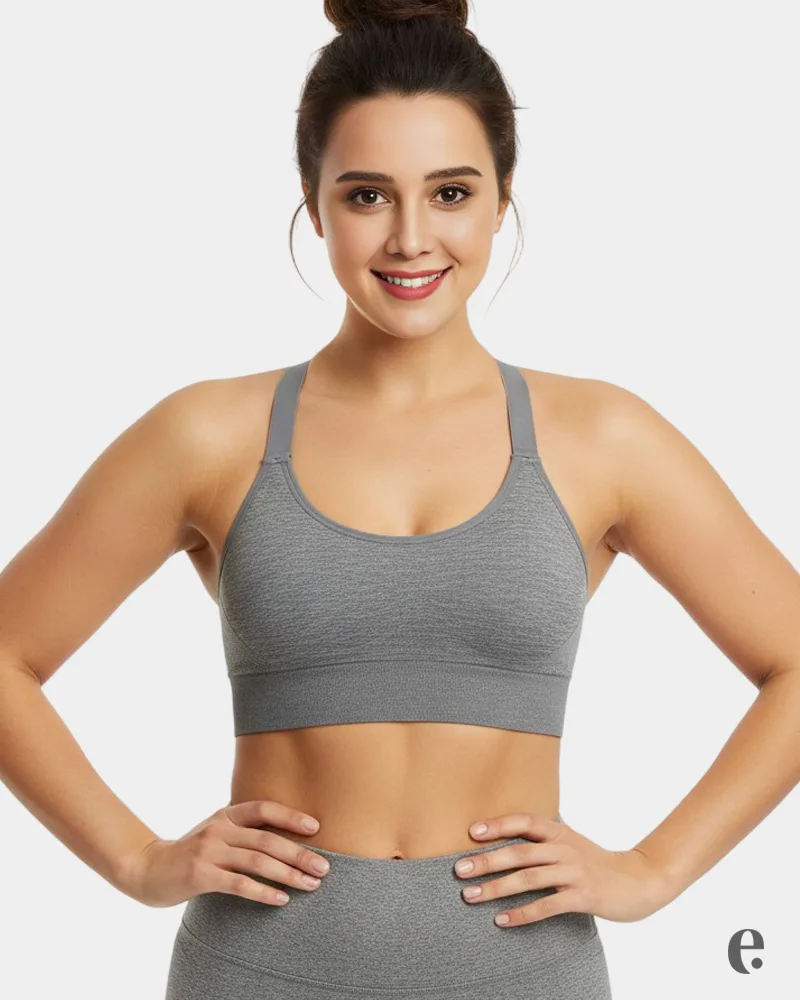 Seamless Moisture Wicking Sports Bra