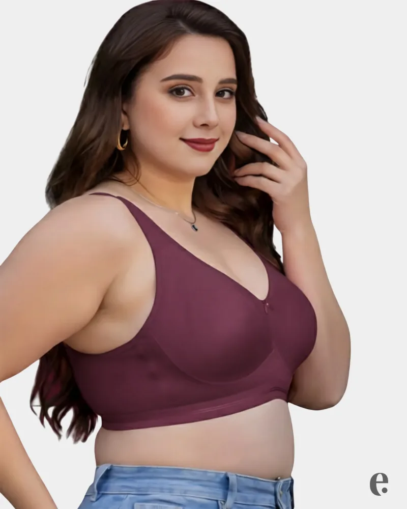 D Cup Non Padded Cotton CIBA Bra