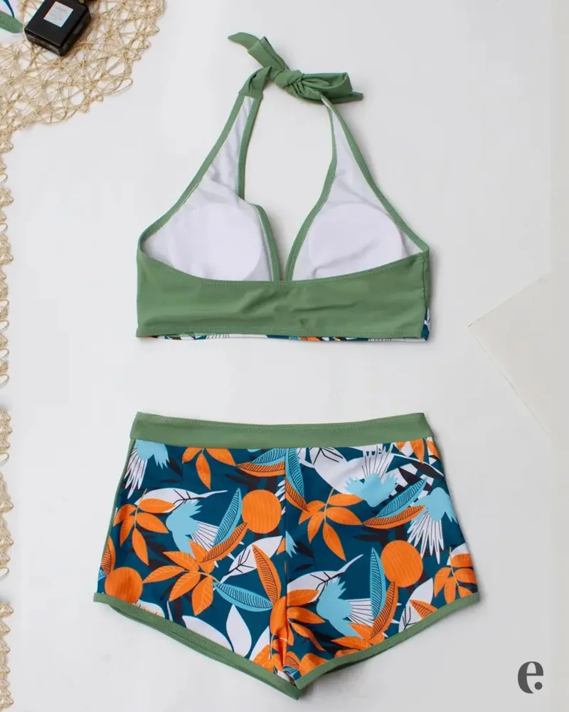 Two-Piece High Waist Split Swimwear - Image 3