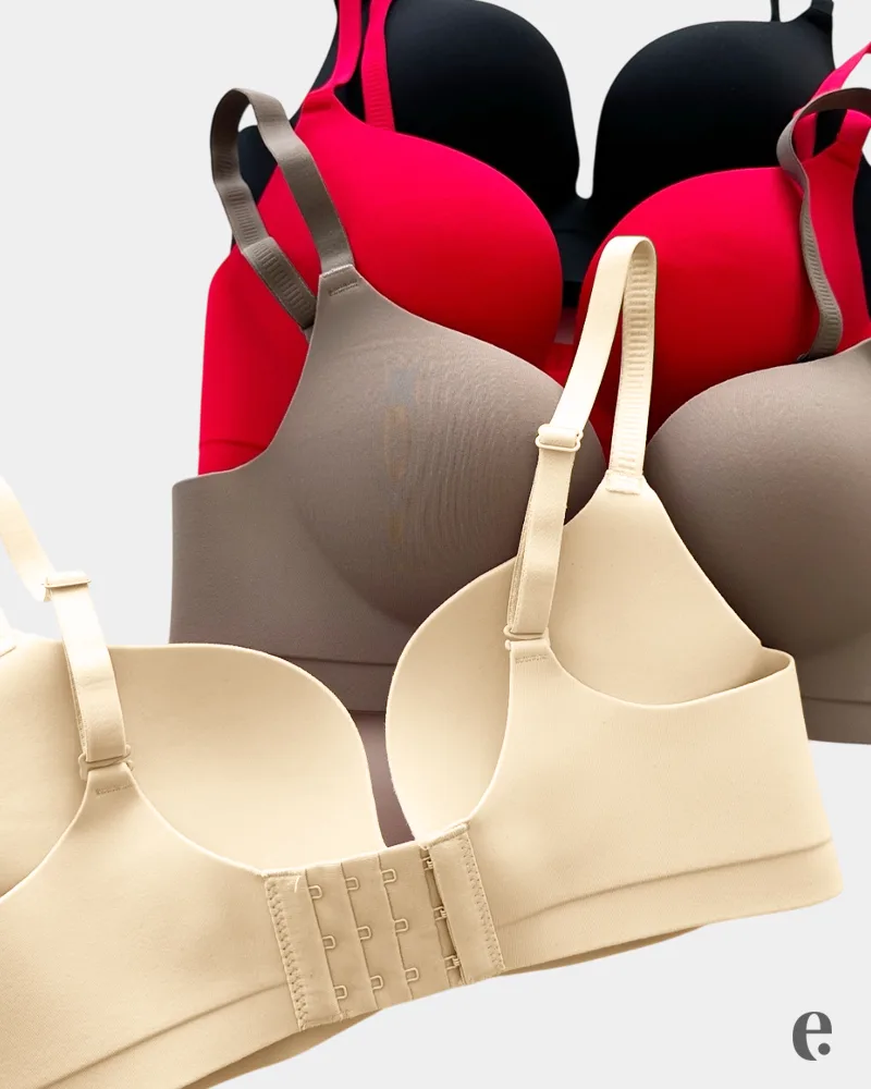 A/B Cup Seamless Double Padded Push-up Bra - Image 8