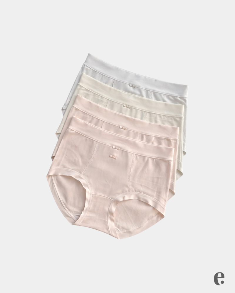 Mid Waist Comfortable Mixed Cotton Panties