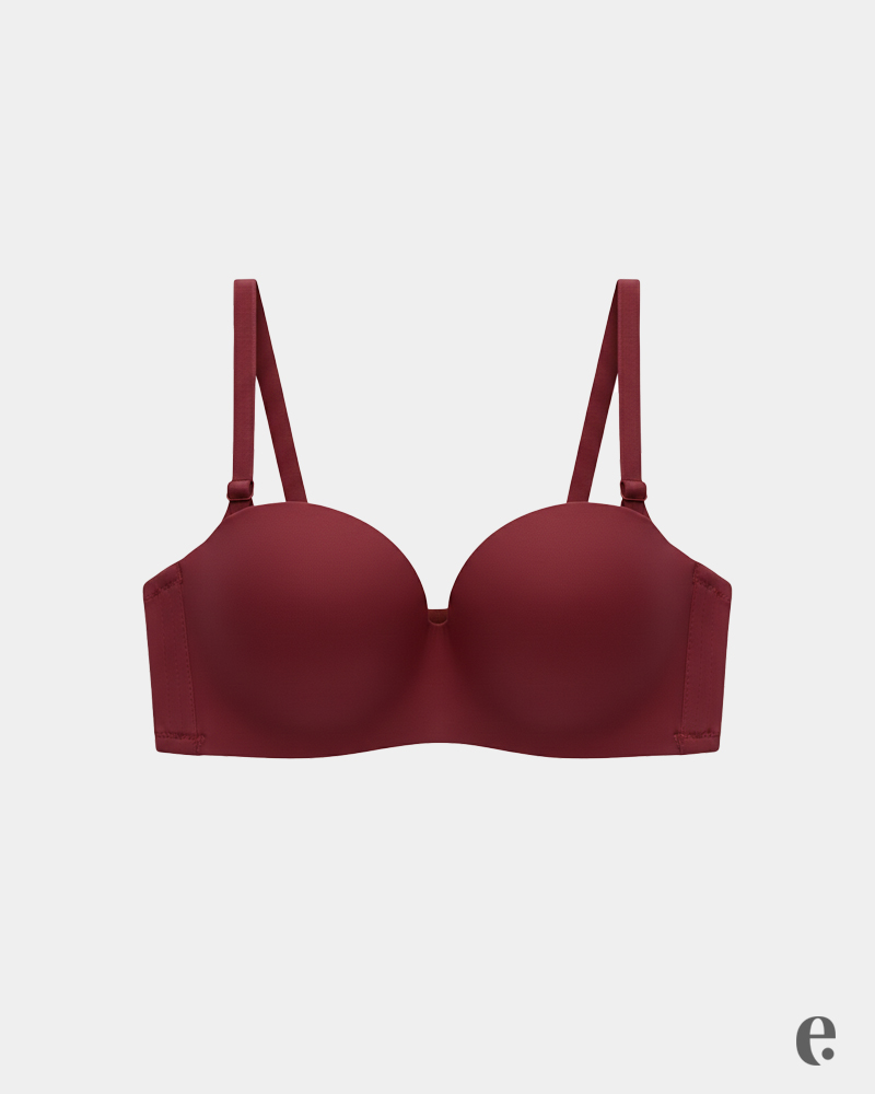 Seamless Bra-4 Seamless And Strapless C Cup T-Shirt Bra