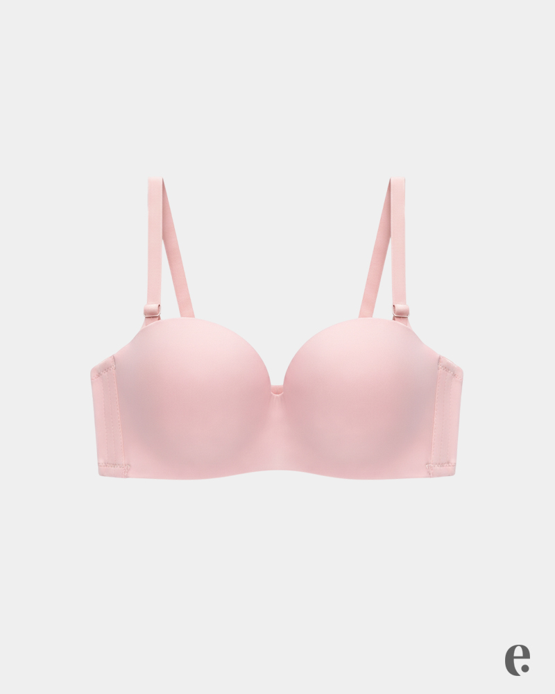 Seamless Bra Seamless And Strapless C Cup T-Shirt Bra