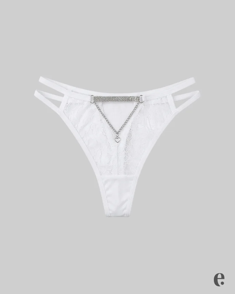 Lace Thongs Low Rise Fit with Soft Thin Straps