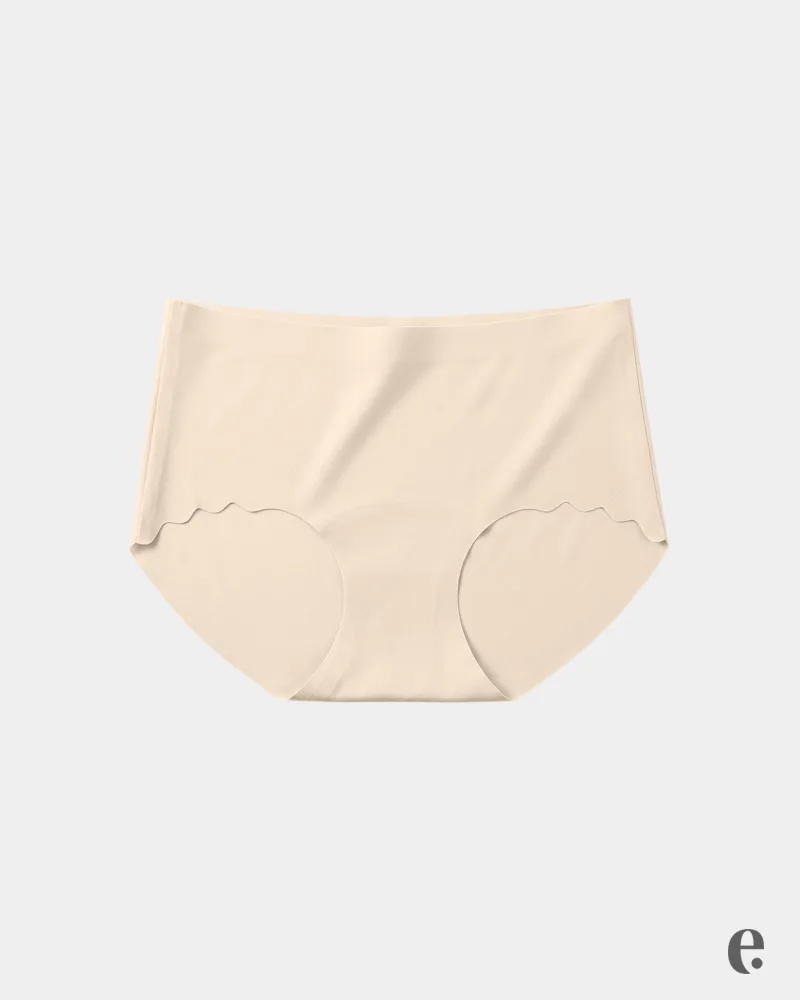 Seamless Ice Silk Hipster Panties