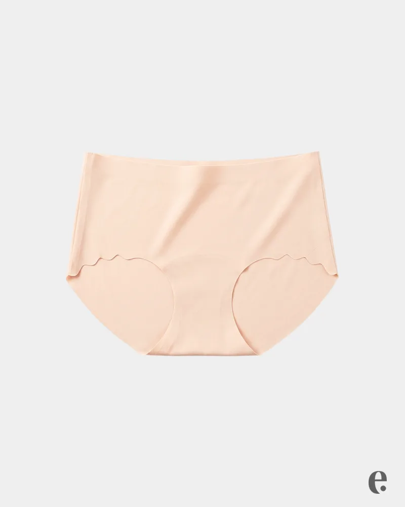 Seamless Ice Silk Hipster Panties